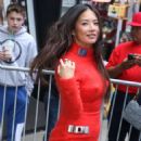 Christine Ko – In a red mini dress at Good Morning America morning show - 454 x 653