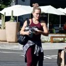 Hilary Duff – Shopping at Erewhon Market in Studio City