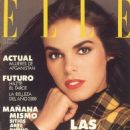 Maria Johnson - Elle Magazine Cover [Spain] (October 1987)