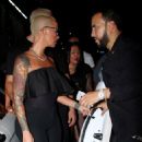 Amber Rose and French Montana Attend a Party in Hollywood, California - April 1, 2017