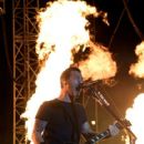 Frontman Sully Erna of Godsmack performs during the Las Rageous music festival at the Downtown Las Vegas Events Center on April 21, 2017 in Las Vegas, Nevada - 419 x 600