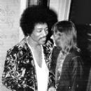 Jimi Hendrix and Kirsten Nefer Copenhagen, Denmark 1970