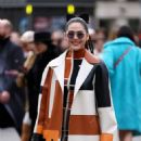 Araya Alberta Hargate – Arriving to Fendi Couture SS24 Show during the Haute Couture Week in Paris - 454 x 681