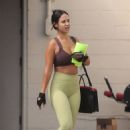 Emily Tosta – In leggings at the gym in Los Angeles - 454 x 677