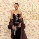 Zoe Saldana wears Saint Laurent - 82nd Golden Globe Awards