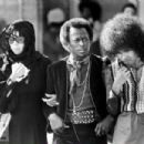 Devon Wilson with Miles Davis & Betty Davis at the funeral of Jimi Hendrix 1970