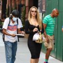 Jennifer Lawrence – In tight black dress on the West Village in New York