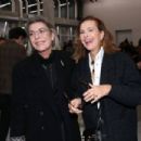 Caroline of Monaco and Carole Bouquet at Chanel fashion show
