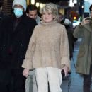 Martha Stewart – Arrives at The Late Show With Stephen Colbert in New York - 454 x 681