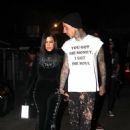Kourtney Kardashian – With Travis Barker exit their son Landon Barker during his birthday concert