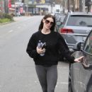 Ashley Greene – In leggings seen after workout in Studio City