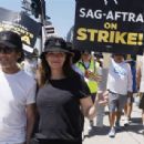 Jeanne Tripplehorn – SAG-AFTRA and WGA Strike outside Paramount Studios in Hollywood