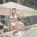 Francesca Aiello – In a bikini on the beach celebrating her birthday in Tulum - 454 x 409