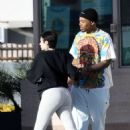 Bhad Bhabie – Seen showcasing a new hairstyle while out in Los Angeles