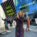 Annalynne McCord – Attending a protest at the Balenciaga Store in Beverly Hills - 454 x 602