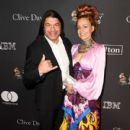 Robert Trujillo and Chloé Barthelemy attend The Recording Academy And Clive Davis' 2019 Pre-GRAMMY Gala at The Beverly Hilton Hotel on February 9, 2019 in Beverly Hills, California - 400 x 600