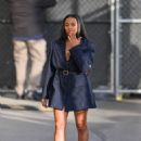 Ariana DeBose – Seen at Jimmy Kimmel Live in Hollywood - 454 x 636