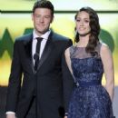 Corey Monteith and Emmy Rossum At The 18th Annual Critics' Choice Movie Awards - Show (2013)