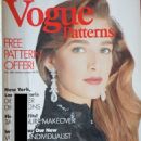 Renata Vackova - Vogue Patterns Magazine Cover [United States] (November 1987)