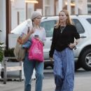 Leslie Mann – With daughter Iris and husband Judd Apatow out in Los Angeles