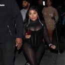 Lil’ Kim – Grammy party at the Mr Brainwash Art Museum in Beverly Hills - 454 x 681