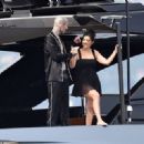 Kourtney Kardashian – With Travis Barker on their boat in Portofino - 454 x 320