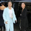 Olivia Culpo – With Aurora and Sophia Arrive at Tamron Hall in New York - 454 x 681