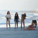 Gisele Bundchen – Seen on the beach with a friend in Costa Rica