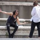 Michelle Rodriguez – On vacation in Rome - 454 x 359