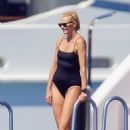 Sarah Murdoch – In swimsuit on a holiday in St. Tropez