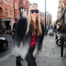 Caprice Bourret Out for Dinner at Scott’s Restaurant in London - 454 x 726