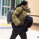 Janet Jackson is spotted at JFK airport in New York