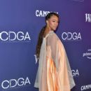 Sonequa Martin-Green attends The 21st CDGA (Costume Designers Guild Awards) at The Beverly Hilton Hotel on February 19, 2019 in Beverly Hills, California - 400 x 600