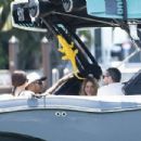 Shakira and Lewis Hamilton continue to fuel romance rumors while taking a cruise along the Miami coastline