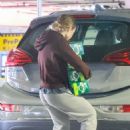 Kristen Bell – Does the heavy lifting while grocery shopping in Los Angeles - 454 x 681