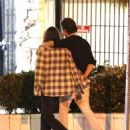 Taylor Hill walk with her boyfriend in West Hollywood