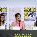 Shohreh Aghdashloo, Cobie Smulders and  Freema Agyeman – ‘Women Who Kick A**’ Panel at San Diego Comic-Con 2019 - 454 x 302