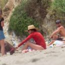 Minnie Driver – Seen at the beach in Malibu