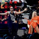 Flo Rida and Bebe Rexha perform onstage during The Teen Choice Awards 2016 - 454 x 310