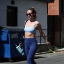 Olivia Wilde – Seen leaving the gym in Los Angeles