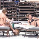 Chantel Jeffries – In bikini at the beach with a friend in Miami