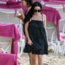 Andrea Corr – Seen on the beach at Sandy Lane Hotel in Barbados