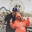 Blac Chyna, Rob Kardashian, and Amber Rose at Disneyland in Anaheim, California - October 23, 2016