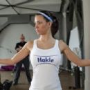 Janine Habeck - Haakle Kuss Zonen Workout Videoshoot - 454 x 302