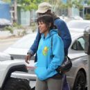 Meagan Good – Seen with Jonathan Majors during a lunch date in Hollywood - 454 x 808