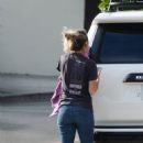 Dylan Penn – Washes her truck in Los Angeles - 454 x 667