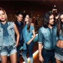 Martin Mica, Thairine Garcia, Erin Heatherton, Izabel Goulart, Diego Miguel for Colcci Spring/Summer 2014 Ad Campaign - 454 x 321
