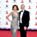 Cristina Bernal and Alan Tacher– 2018 Latin GRAMMY Awards in Las Vegas- Red Carpet - 399 x 600