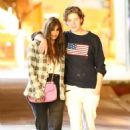Taylor Hill walk with her boyfriend in West Hollywood