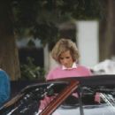 Princess Diana attends a Polo match at Cirencester Polo Club on June 28, 1984 in Cirencester, United Kingdom